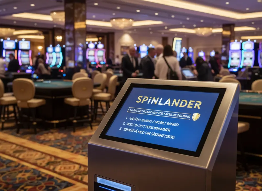 Spinlander login instruktioner för säker inloggning